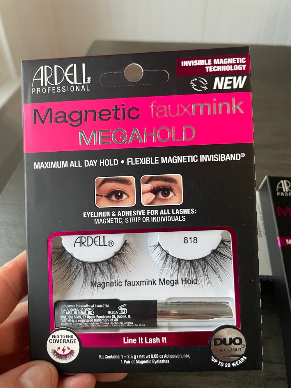 BNIP Ardell Magnetic MegaHold Liner & Lash Duo - 2 Sets - Picture 3 of 6